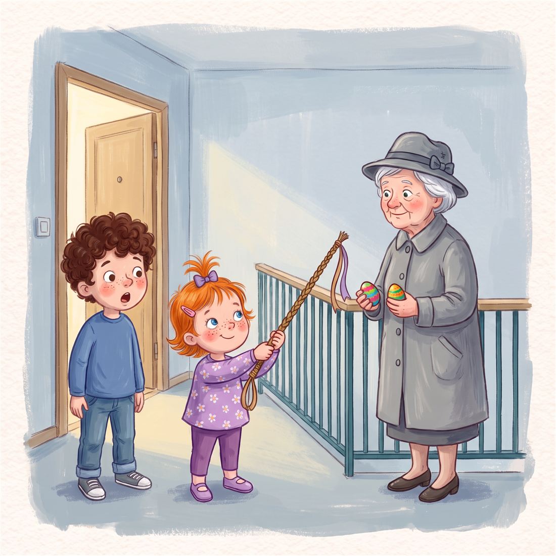 Ilustrace k příběhu Klobouk