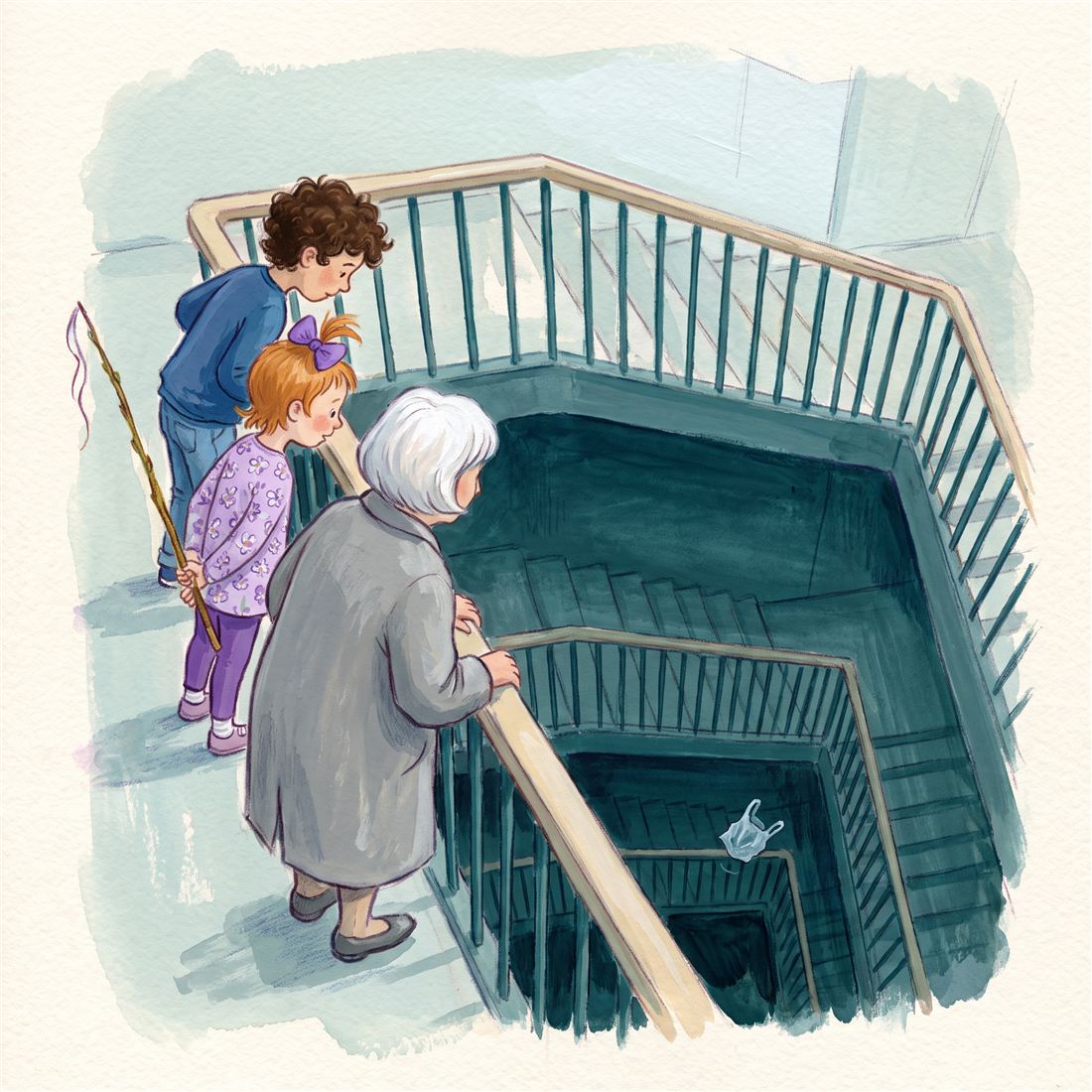 Ilustrace k příběhu Klobouk