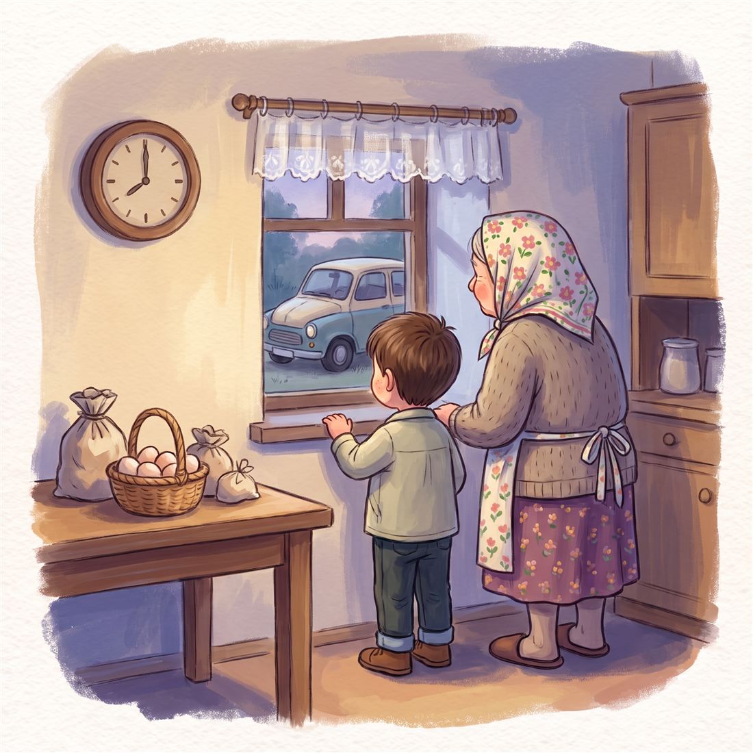 Ilustrace k příběhu Kdo